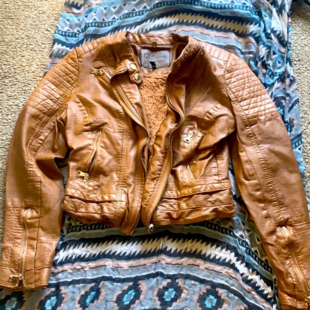 Women’s  Ci Sono leather jacket